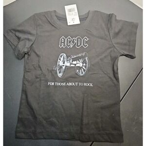 AC/DC Toddler T-Shirt Music Rock & Roll 2T